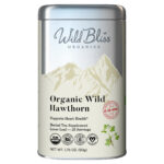 Organic Wild Hawthorn Leaf and Flower - Wellness Tea - Loose Leaf - 25 Servings