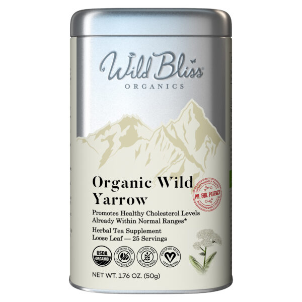 Organic Wild Yarrow Flower - Wellness Tea - Loose Leaf - 25 Servings